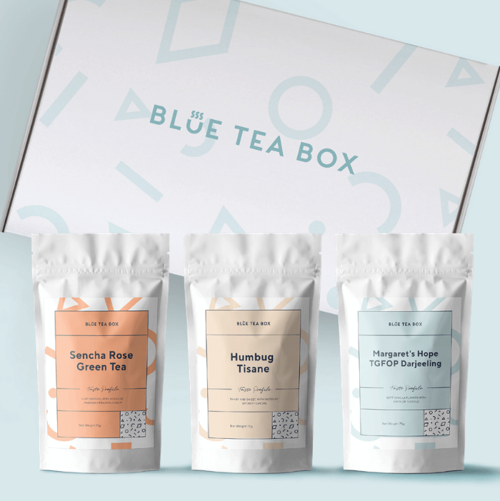 Blue Tea Box